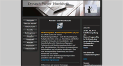 Desktop Screenshot of notar-rae.de